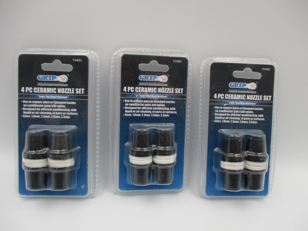 (3) Grip 4pc Ceramic Nozzle Set #10460