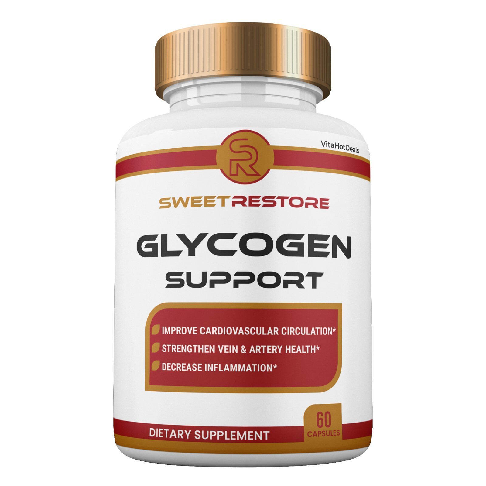 Sweet Restore Glycogen Support Capsules, Max Strength Glyco Pills (2 Pack)