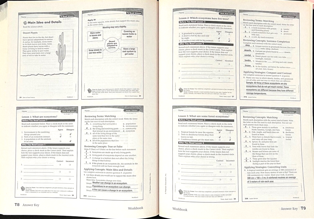 3rd Grade - SCIENCE - WORKBOOK - TEACHER GUIDE (2005, Scott Foresman)