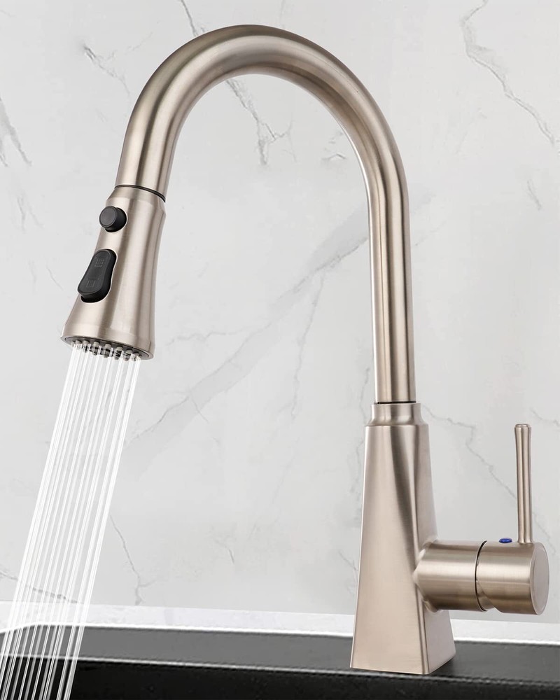 Hibbent Kitchen Faucet Sprayer Head Replacement - Pull Down Faucet Spray Head