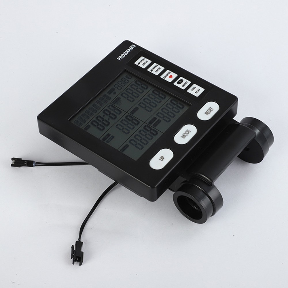 Multifunction Rowing Machine Speedometer Practical LCD Display Counter Monitor