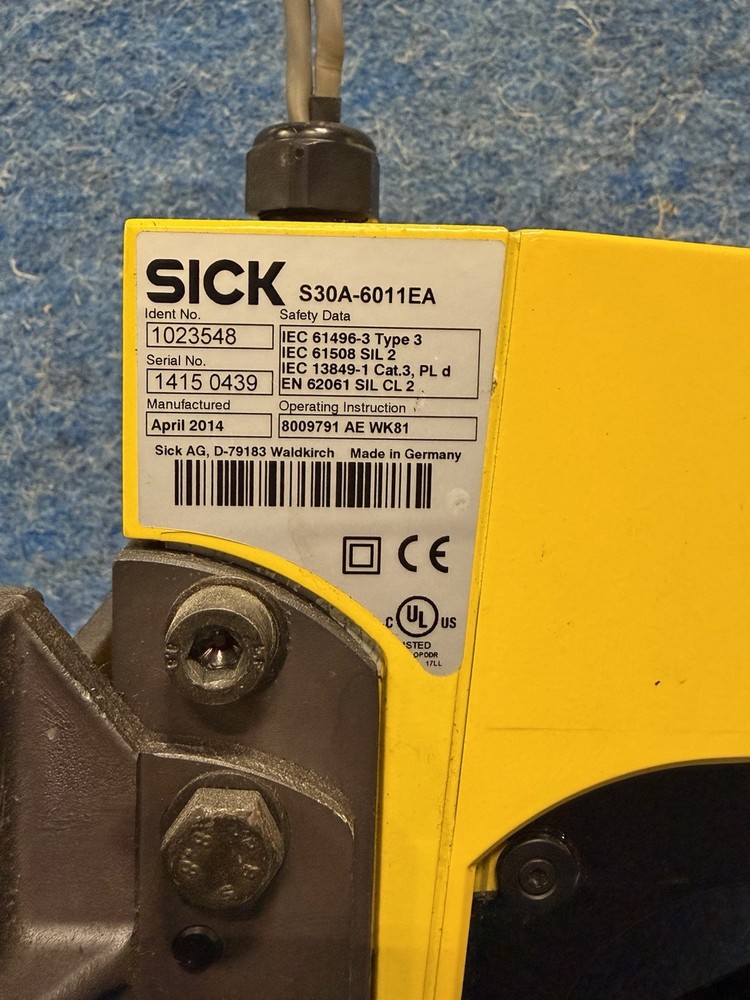 Sick S30A-6011EA Safety Laser Scanner- USED