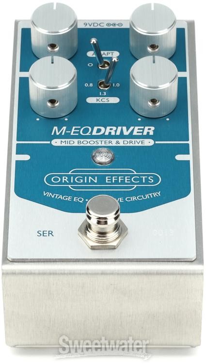 Origin Effects M-EQ Driver Mid Booster and Drive Pedal