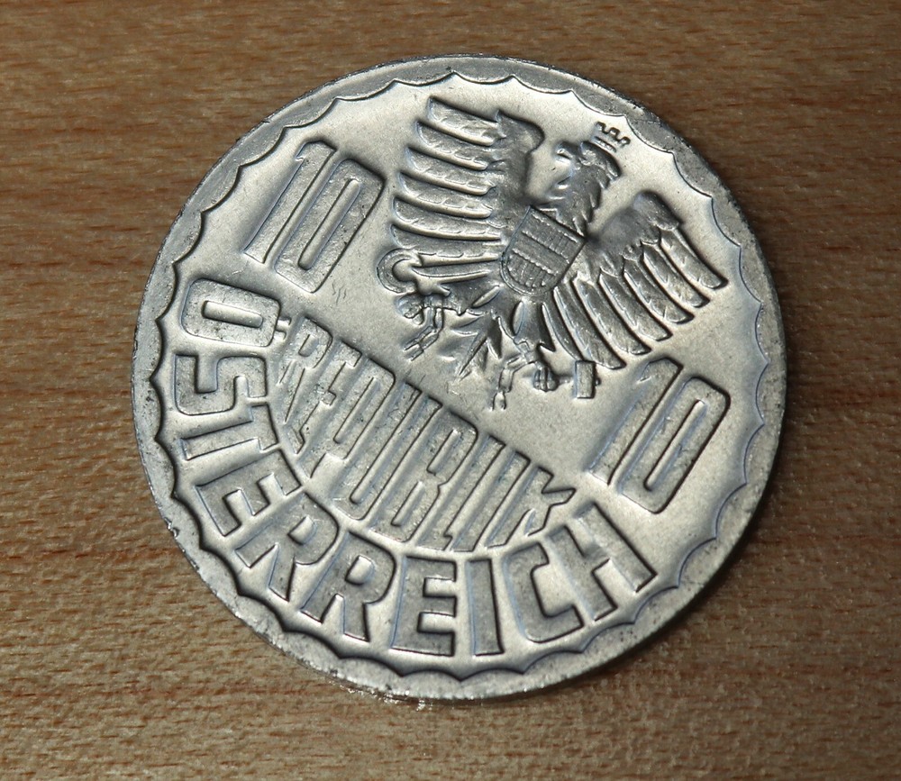1971 Austria 10 Groschen
