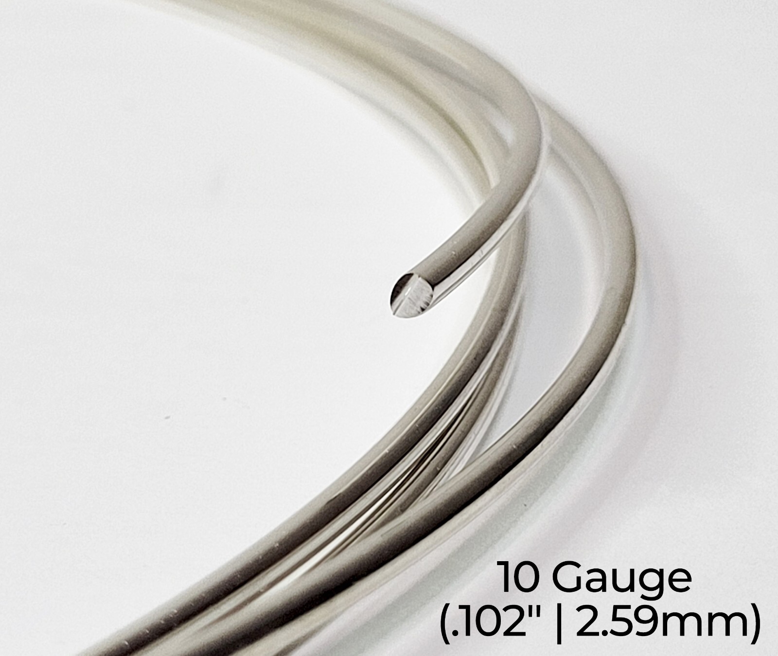 999 Fine Silver Wire | Round | Dead Soft | 10-32 Gauge | 1-10 ft | USA