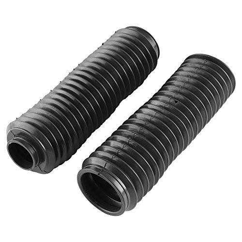 Motorcycle Fork Boots, 1 Pair Black Motorcycle Front Fork Tubes Boots Rubber