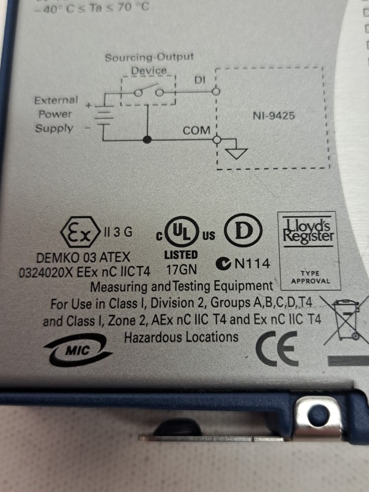 National Instruments NI 9425 Sinking Digital Input Module USED