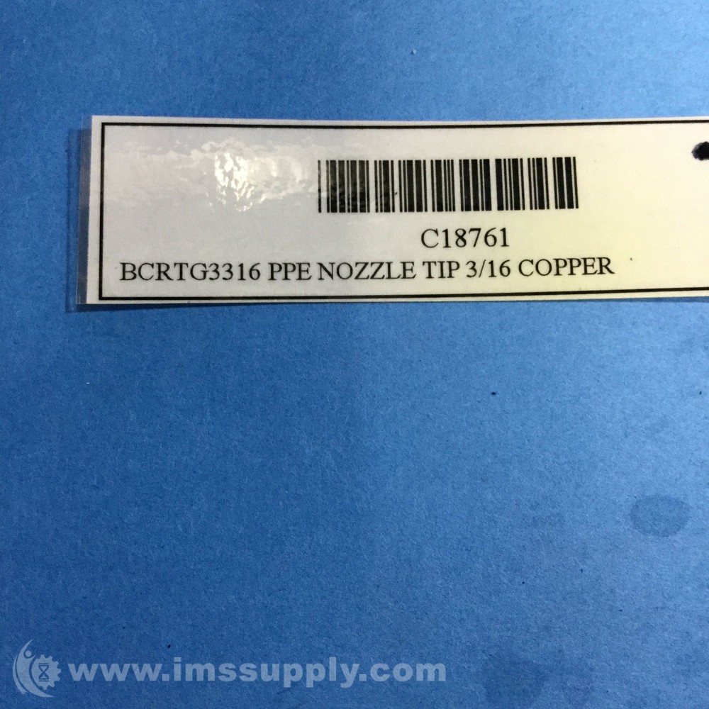 Ppe BCRTg3316 Nozzle Tip USIP