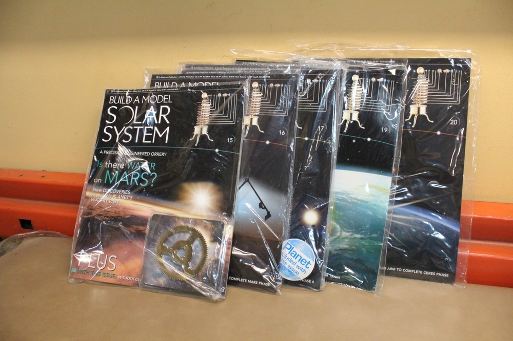 Build A Precision Mechanical Solar System by Eaglemoss Sealed Issues #15-20