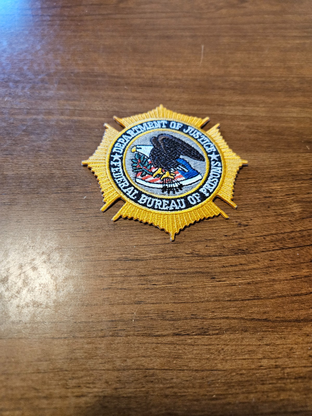 Department of Justice Federal Bureau of Prisons 3" Patch