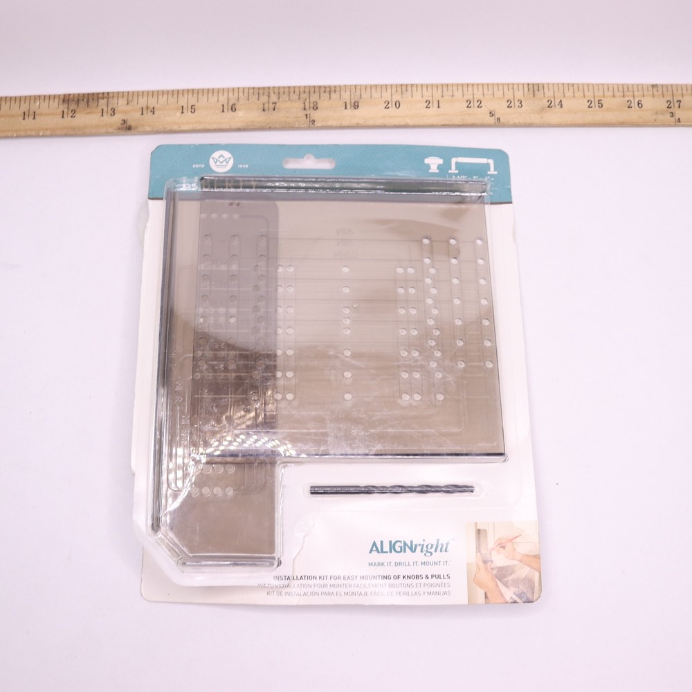 Liberty Align Right Cabinet Hardware Installation Template Large AN6516C-CL-U
