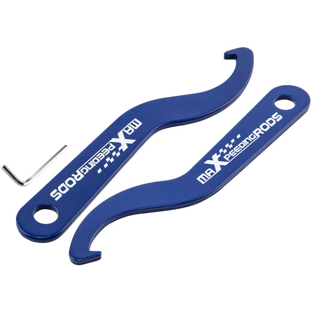 1 pair ALUMINUM COILOVER DAMPER SHOCKS SPRING SLEEVE ADJUSTMENT SPANNER WRENCH