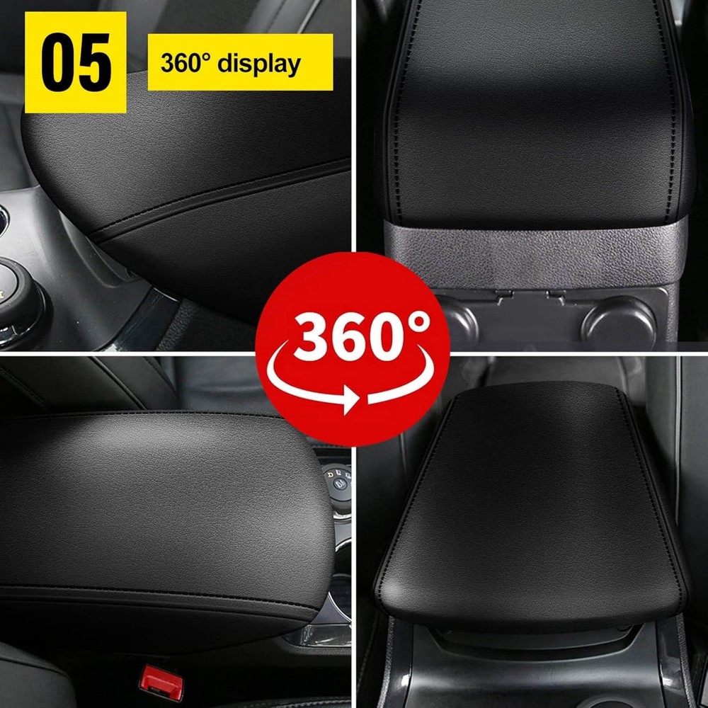 Replacement Armrest Cover for Ford Explorer 2011-2019 Center Console Leather