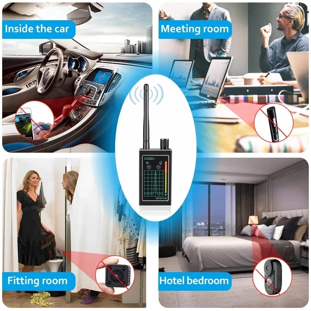 Hidden Devices Detector, Hidden Camera Detectors, GPS Tracker Detector, Bug