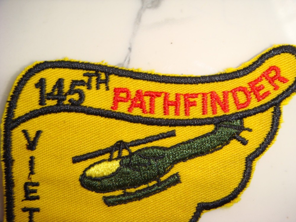 US 145th AVIATION BATTALION PATHFINDER, VIETNAM WAR PATCH.