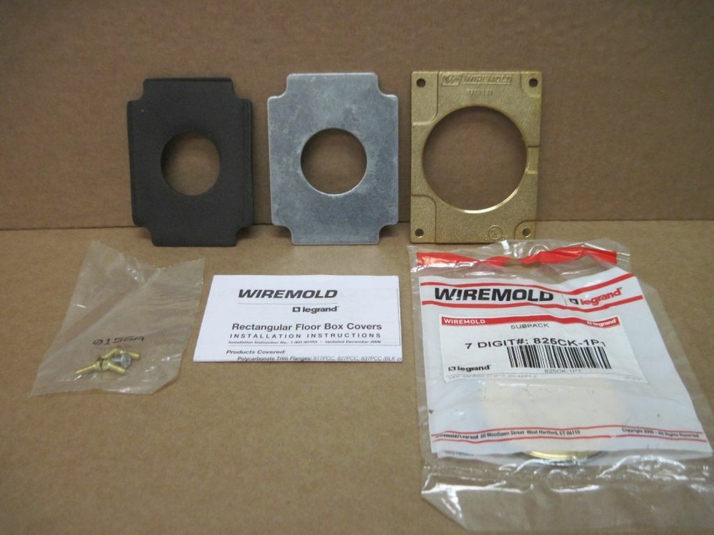 Legrand 829CK Brass Rectangular Communications Cover Plate