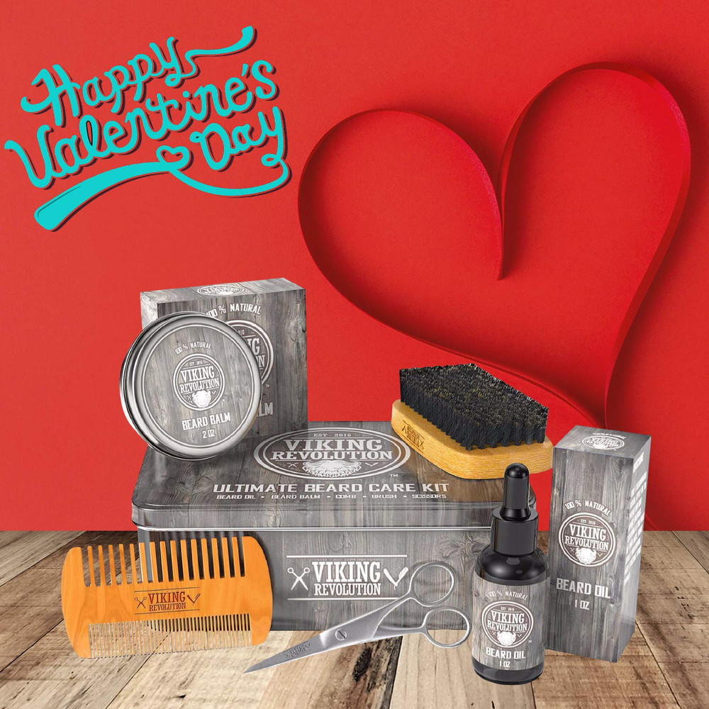 - Ultimate Beard Kit - Beard Grooming Kit with Beard Brush, Beard Comb, Beard Ba