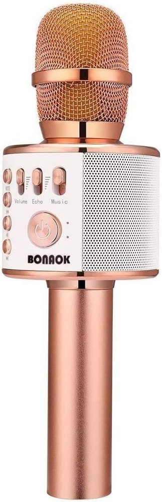 Wireless Bluetooth Karaoke Microphone 3-in-1 Portable Handheld Mic Spe...