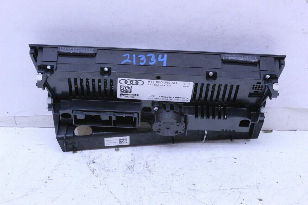 2009-2010 Audi A4 A5 S4 S5 Climate Temperature Control Panel OEM