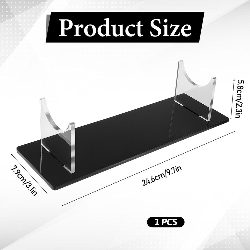 Multi-function Display Lightsaber Stand 9.84*2.95 Inch Black Base Suit Transp...
