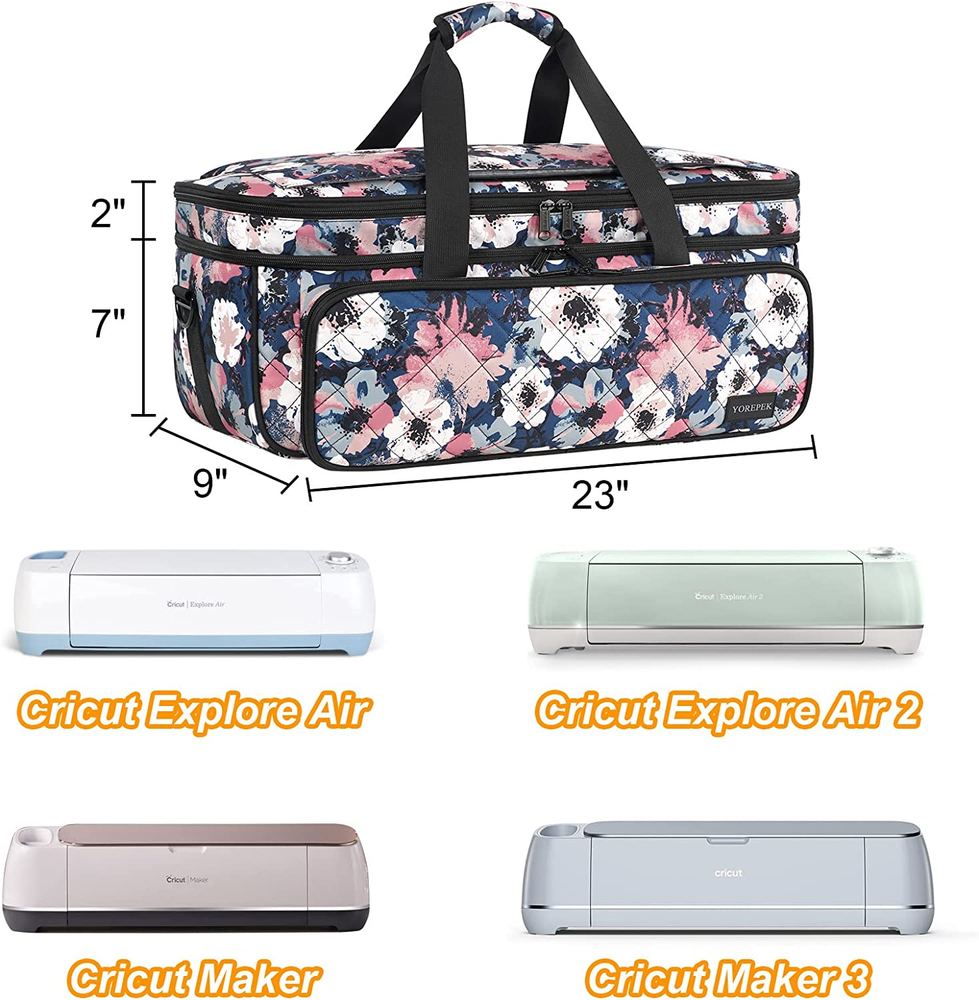 Double-Layer Carrying Case for Cricut Maker, Maker 3, Explore Air 2, Explore 3