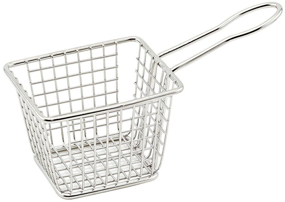 Mini Fry Basket -Rectangular, 4"x3"x3" (12 Each)