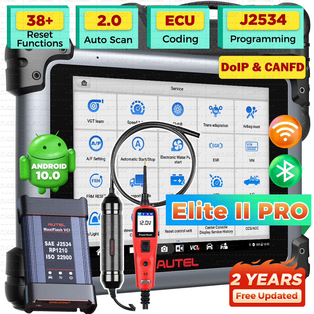 Autel MaxiSys Elite II PRO ULTRA Auto Diagnostic Scanner Programming E~CU Coding