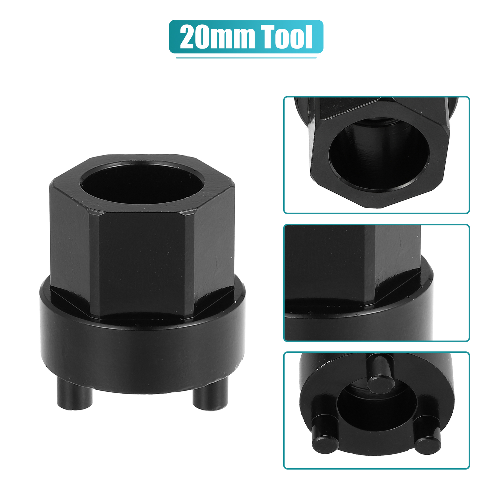1 Set A/C Compressor Clutch Hub Remover Tool 7mm Socket for Mercedes Benz 5SEL12