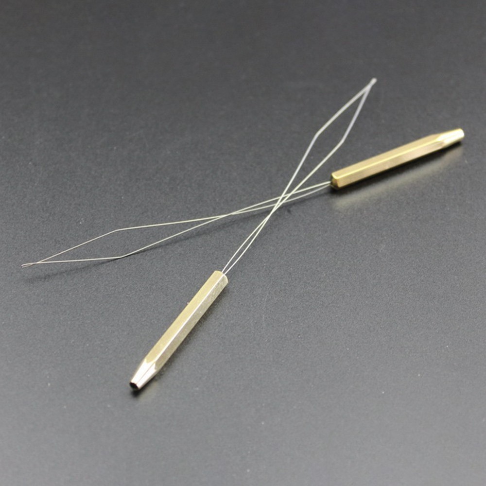 Practical Stainless Steel Bobbin Threader for Fly Tying and Line Winding