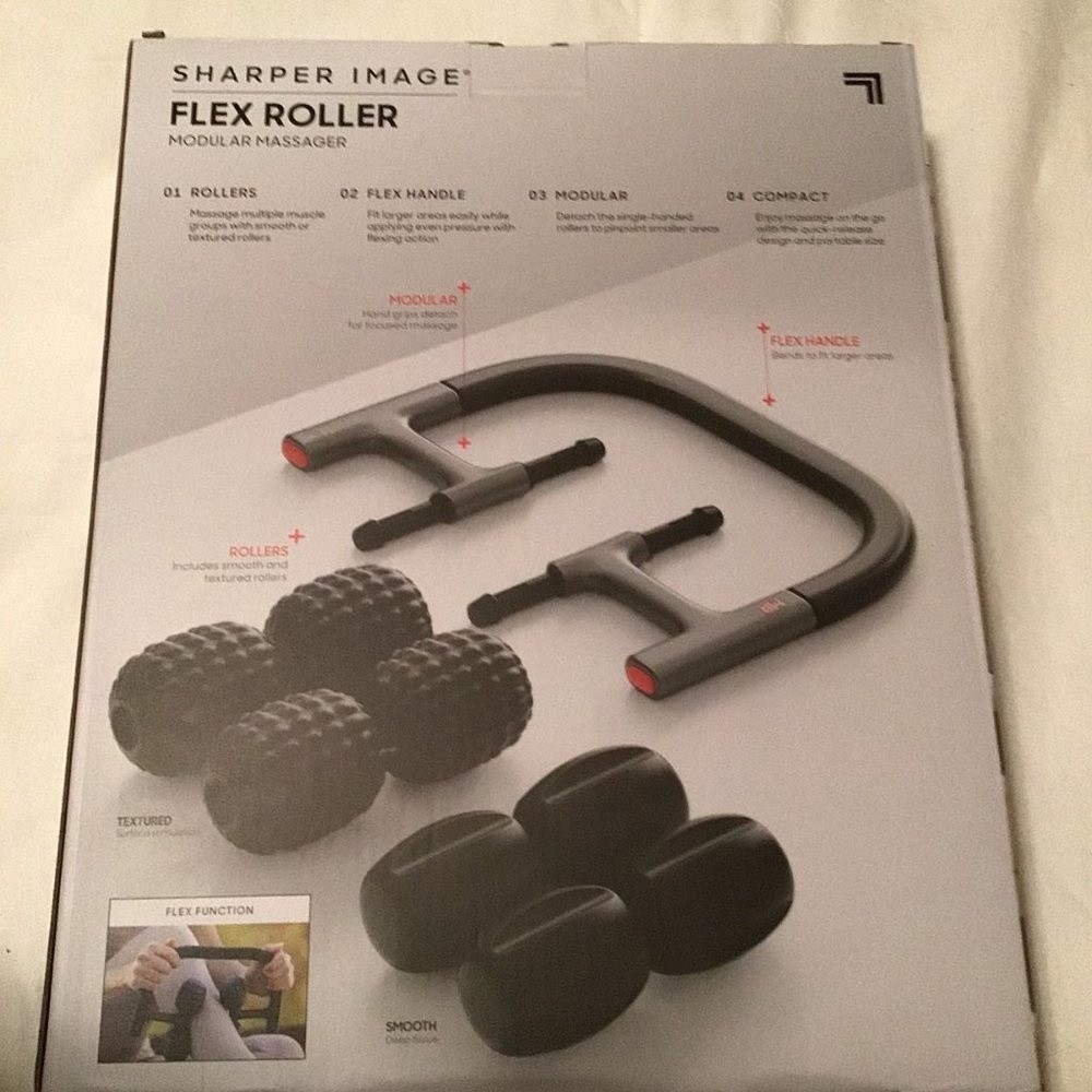 NIB Sharper Image Flex Roller