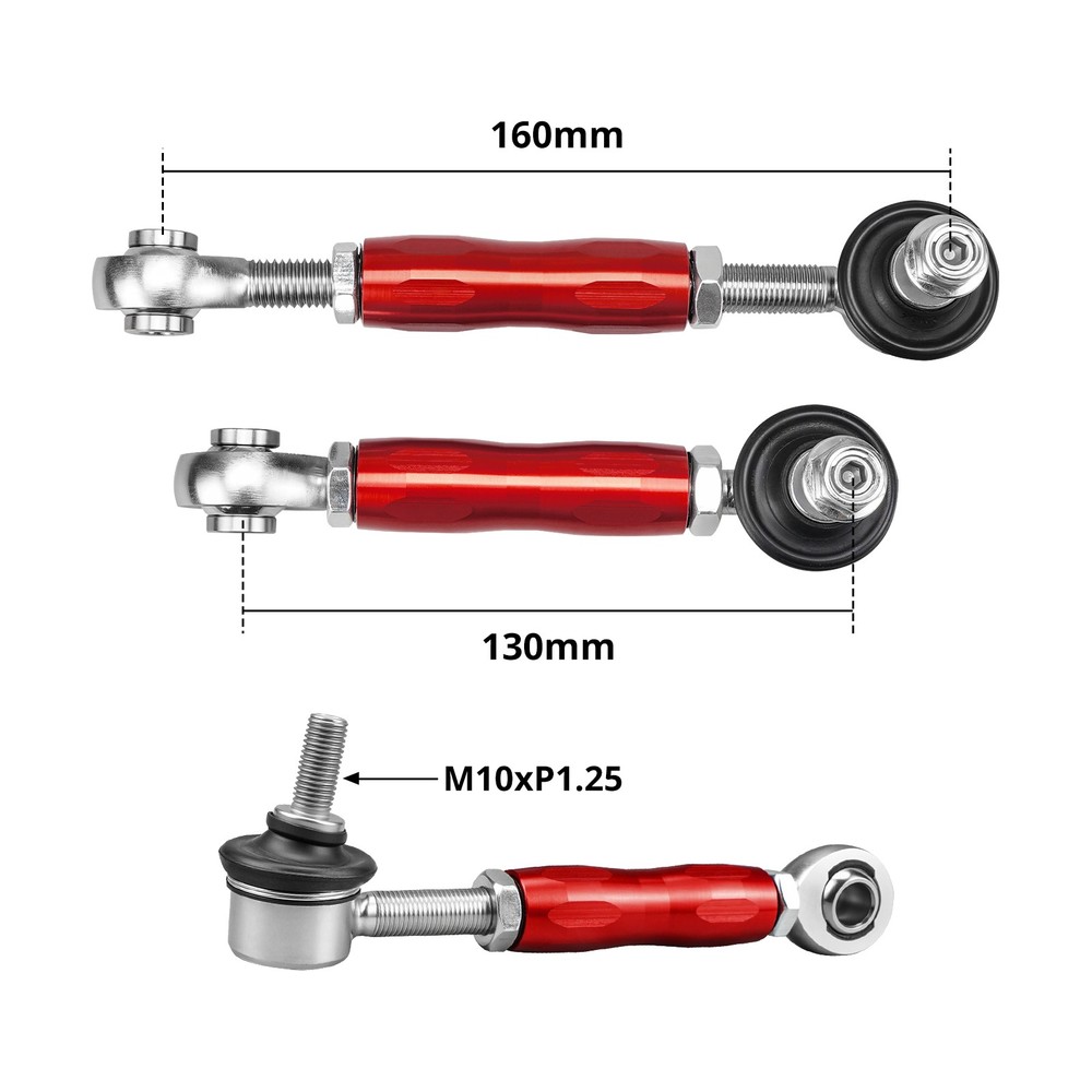 Rear Suspension Adjustable Sway Bar Links For BMW E90/E91/E92/E93 2005-2013