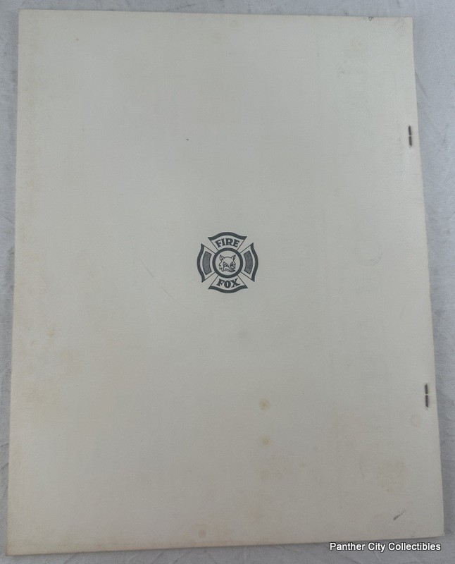 1975 Texas State Firemen Fire Marshall Firefighter Convention Houston Program