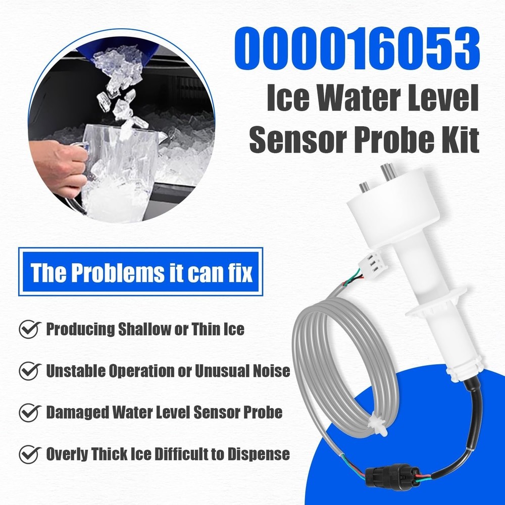 000016053 Ice Water Level Sensor Probe Kit Harness for Manitowoc Ice Machine