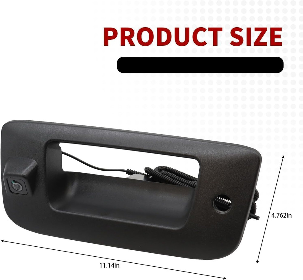 Rear View Tailgate Handle Camera Compatible with 2007-2014 Silverado/Sierra 1500