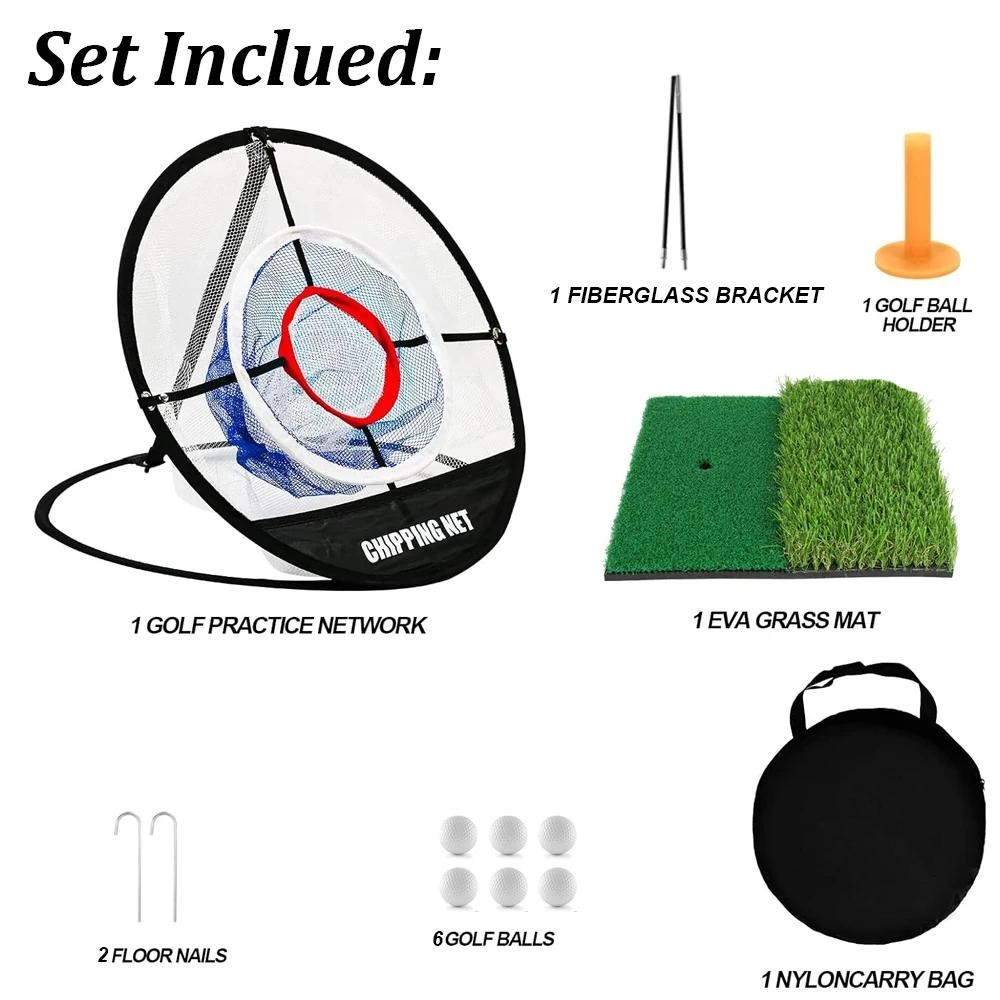 Golf Chipping Net, Portable Folding Golf Training Net, Golf Target Chipping Net