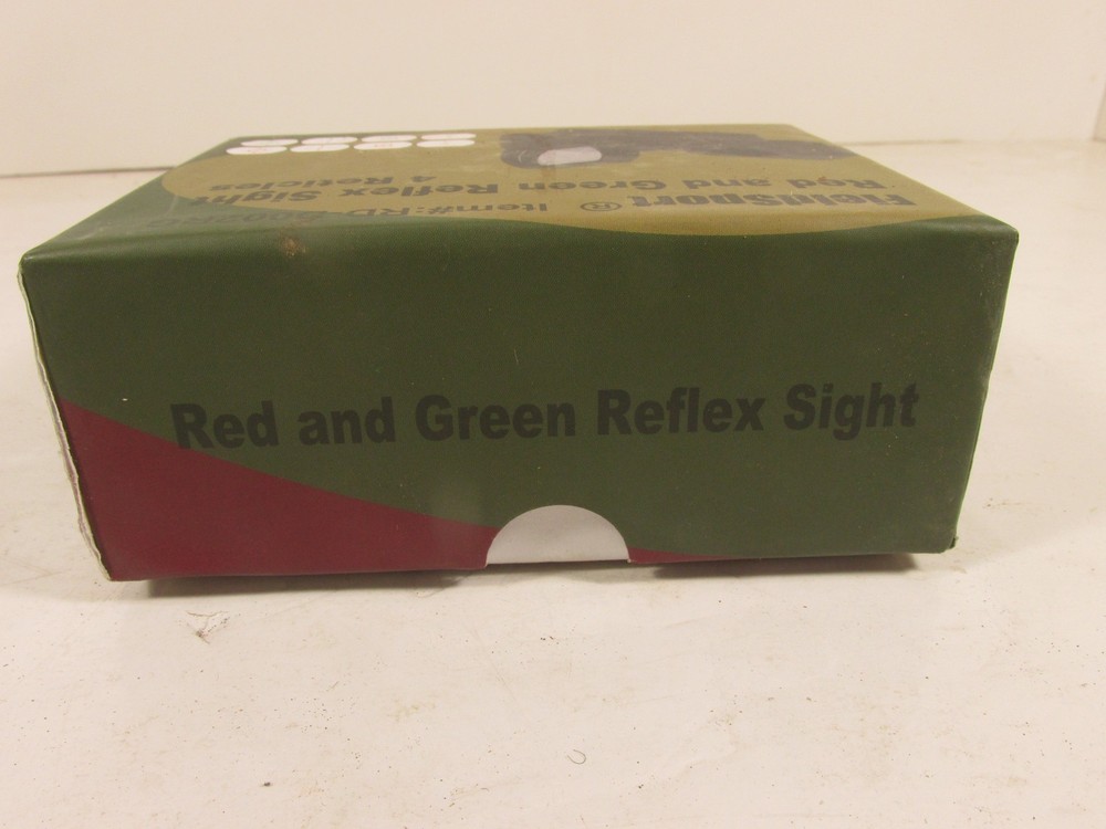 FieldSport Red Green Reflex Sight 4 Reticles Optic Scope RD-D002RG New Open Box