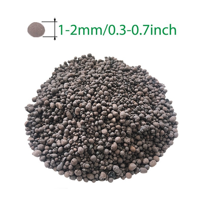 Mini Clay Pebbles - Plant Bonsai Soil Mulch - 3 lbs (Brown, 1-2mm)