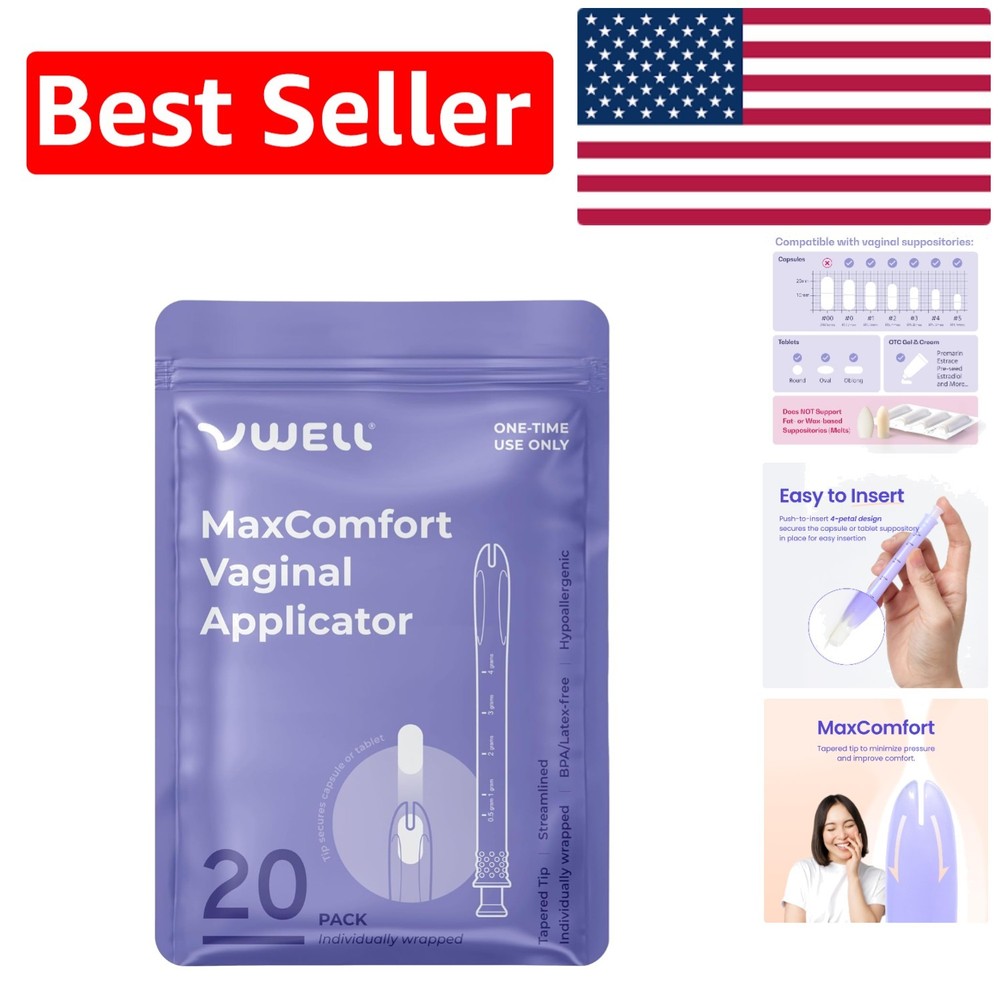 Sterile MaxComfort Vaginal/Rectal Applicator, Comfortable & User-Friendly Design