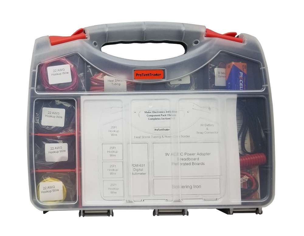 New Best Make Electronics Third Edition Kit 1 Deluxe - Beginner, Intermediate,