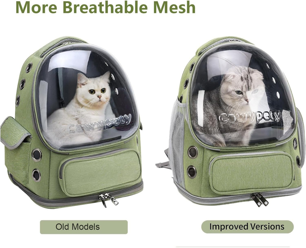 Cat Backpack Carrier, Breathable Cat Carrier Large Space Bubble Pet Backpack for