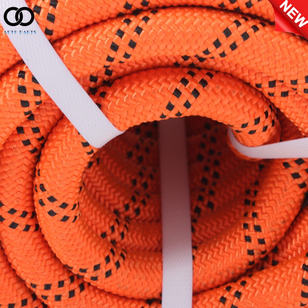 Orange Double Braid Polyester Rope Arborist Bull Tree Rigging Utility 3/4"×120'