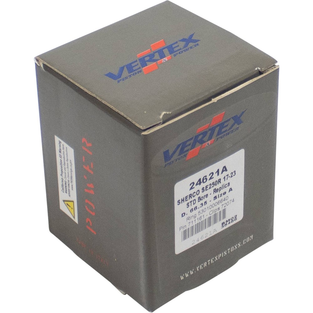 Cast Replica Piston Kit 66.350mm Piston Diameter, STD Compression Ratio; 24621A