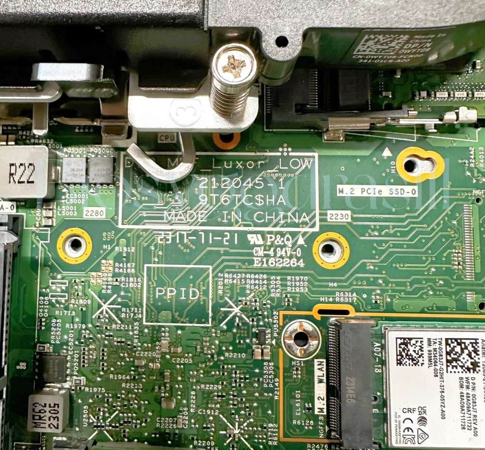 DELL OPTIPLEX 7010 MICRO,ADMIN NO PASSWORD BIOS CHIP 212045-1 (REPLACE ONLY ONE)