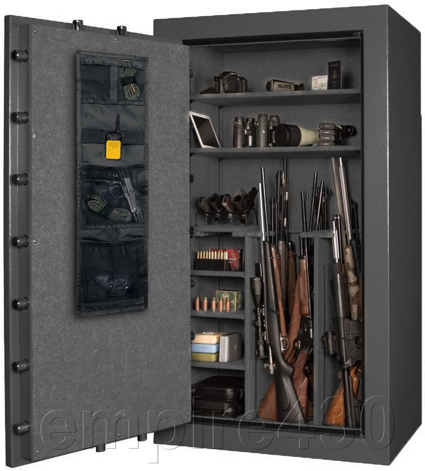 4 Pockets Gun Safe Door Panel Organizer Pistol Firearm Kit Space Saver Accessory