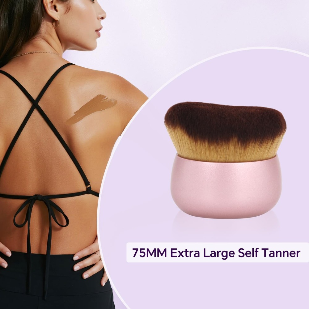 Extra Large Body Makeup Brush for Self Tanner, 75MM Professional Application