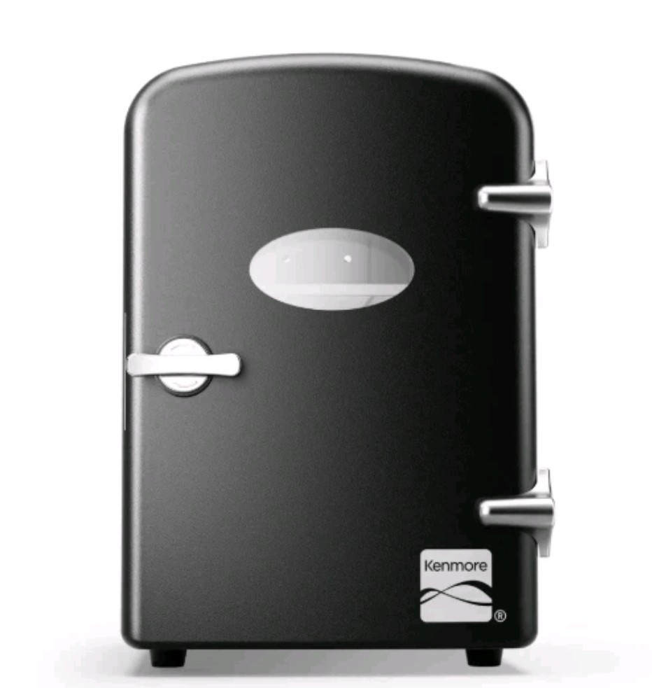 Kenmore 6 Can Mini Refrigerator Countertop Tiny Fridge | Missing Power Cord |