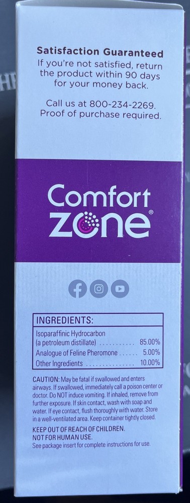 Comfort Zone 1 Diffuser & 2 Refills Multi-Cat Calming Kit Opticalm Diffuser