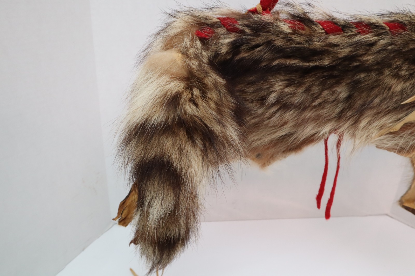 NATIVE AMERICAN INDIAN INNER Badger HIDE LEATHER POUCH BAG PLAINS