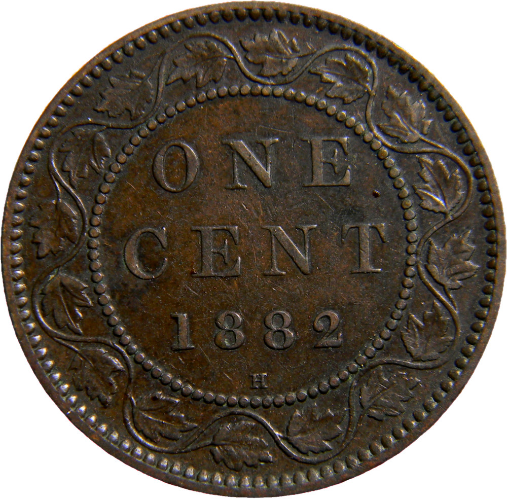 Canada 1882-H One Cent (05065)