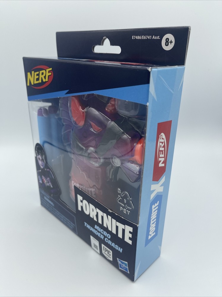 Nerf MicroShots Fortnite Micro Thunder Crash Blaster Includes 2 Nerf Darts